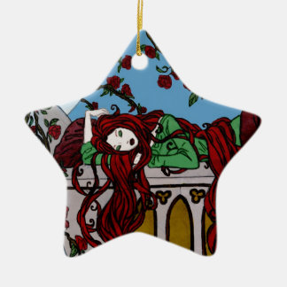 Adorno De Cerámica El dormir Rapunzel