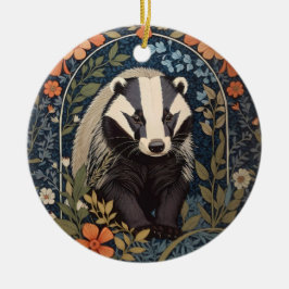 Adorno De Cerámica El elegante William Morris inspiró a Badger