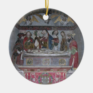 Adorno De Cerámica El Entombment, c.1523 (piedra pintada)