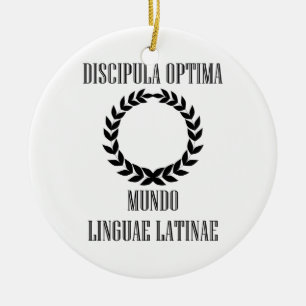 Adorno De Cerámica El estudiante latino más grande del mundo