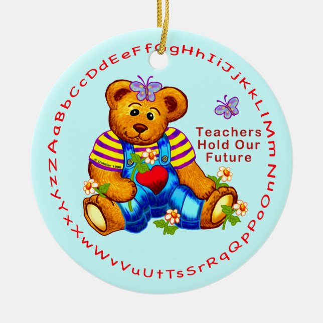 Adorno De Cerámica El futuro del profesorado (Frente)