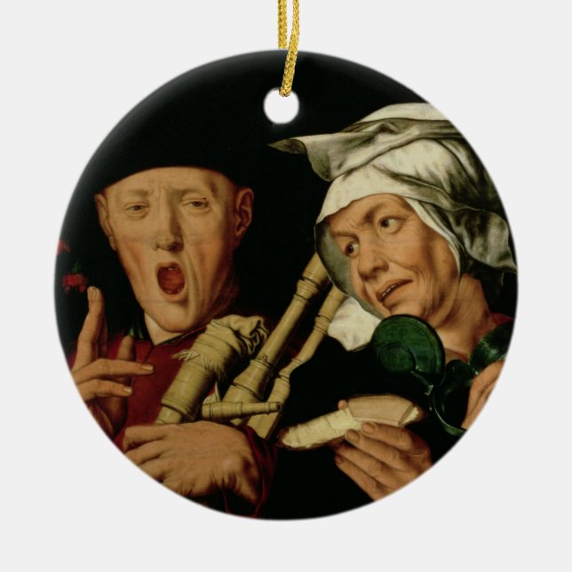 Adorno De Cerámica El gaitero (Frente)