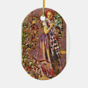 Adorno De Cerámica El galgo del navidad