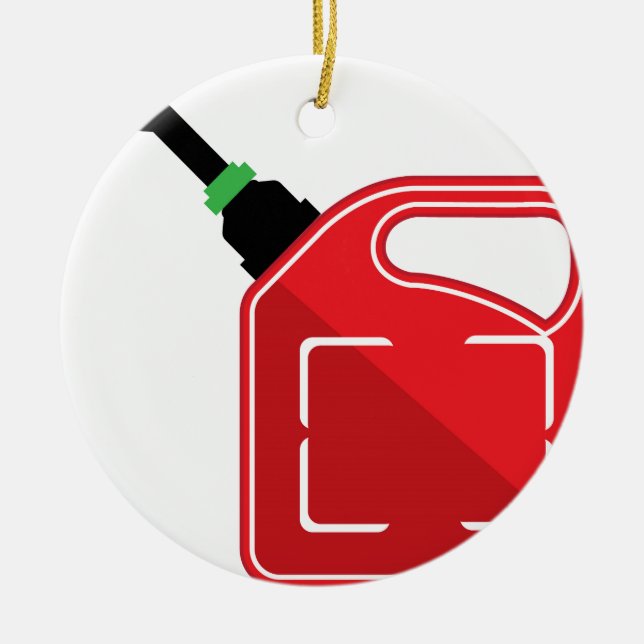 Adorno De Cerámica El gas puede (Frente)