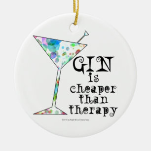 Adorno De Cerámica El GIN es más barato que la terapia `