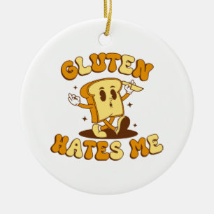 Adorno De Cerámica El gluten me odia