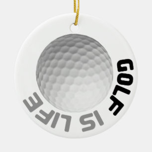 Adorno De Cerámica El golf es vida