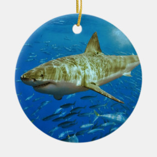 Adorno De Cerámica El gran Carcharias del Carcharodon del tiburón