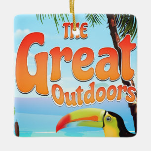 Adorno De Cerámica El Gran Toucan Exterior