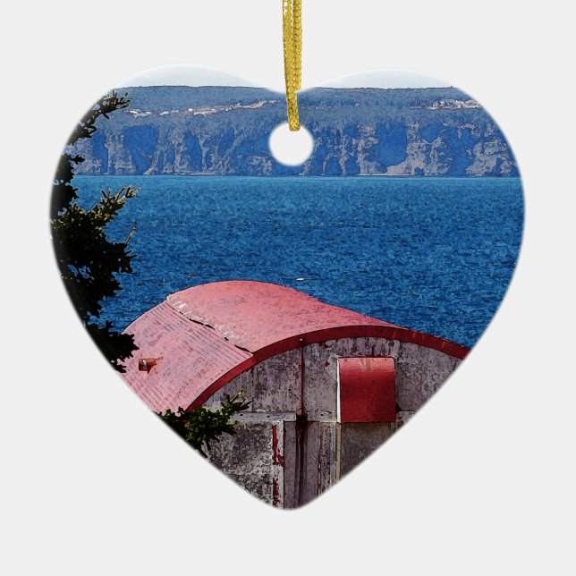 Adorno De Cerámica El granero (Frente)