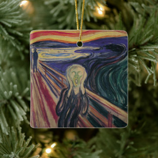 Adorno De Cerámica El grito de Edvard Munch, el expresionismo vintage
