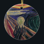 Adorno De Cerámica El grito de Edvard Munch, el expresionismo vintage<br><div class="desc">El Scream aka Skrik (1893) de Edvard Munch es un bello cuadro artístico del expresionismo vintage. El Scream es la obra más famosa de Munch y una de las pinturas artísticas más reconocibles del mundo, y se ha interpretado ampliamente como que representa la ansiedad universal del hombre moderno. Pintada con...</div>