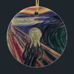 Adorno De Cerámica El grito de Edvard Munch, el expresionismo vintage<br><div class="desc">El Scream aka Skrik (1893) de Edvard Munch es un bello cuadro artístico del expresionismo vintage. El Scream es la obra más famosa de Munch y una de las pinturas artísticas más reconocibles del mundo, y se ha interpretado ampliamente como que representa la ansiedad universal del hombre moderno. Pintada con...</div>