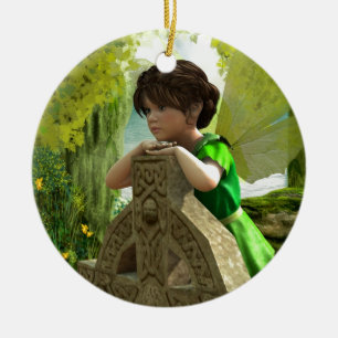 Adorno De Cerámica El hada celta