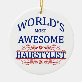 Adorno De Cerámica El Hairstylist más impresionante del mundo
