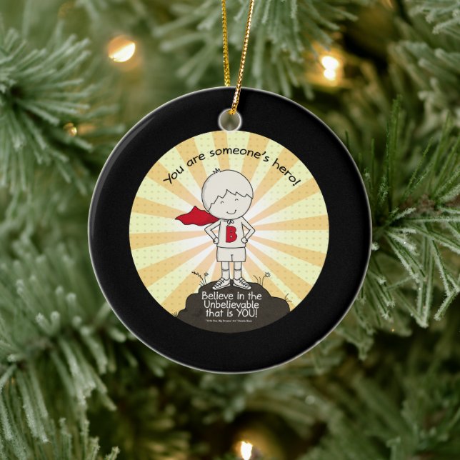 Adorno De Cerámica El héroe de alguien (Árbol)