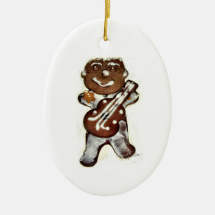 Adorno De Cerámica El hombre de pan de jengibre