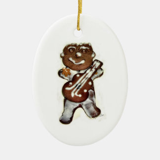 Adorno De Cerámica El hombre de pan de jengibre