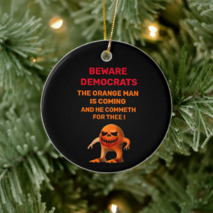 ADORNO DE CERÁMICA EL HOMBRE NARANJA