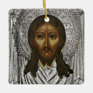 Adorno De Cerámica El Icono Cristiano Ortodoxo Mandylion