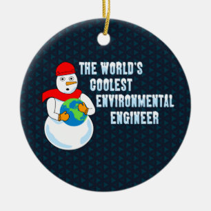 Adorno De Cerámica El ingeniero ambiental más genial del mundo