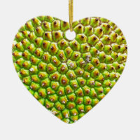 El Jackfruit Dble-echó a un lado corazón Ornanent