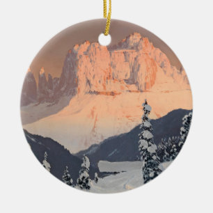 Adorno De Cerámica El jardín Rosa de Saint Cyprian