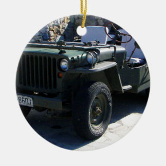 Adorno De Cerámica El jeep de Willy clásico