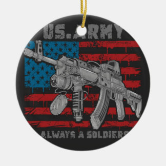 ADORNO DE CERÁMICA EL JUEGO DE MÁQUINAS AK47