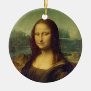 Adorno De Cerámica El La Joconde de Mona Lisa de Leonardo da Vinci