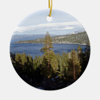 Adorno De Cerámica El lago Tahoe escénico