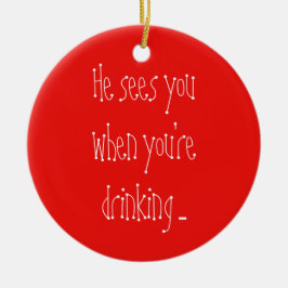 Adorno De Cerámica Él le ve adornar