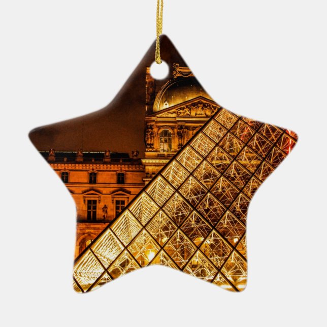 Adorno De Cerámica El Louvre (Frente)