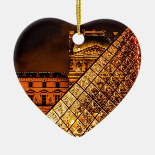 Adorno De Cerámica El Louvre (Frente)