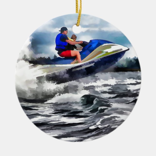 Adorno De Cerámica El mar hace adentro (Frente)