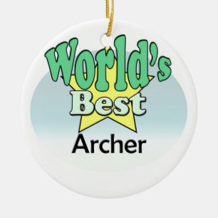 Adorno De Cerámica El mejor arquero del mundo