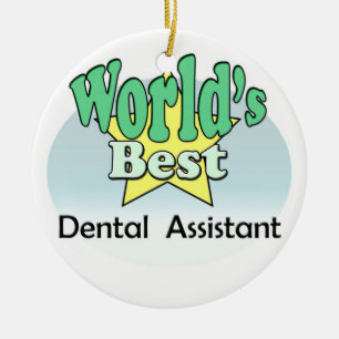 Adorno De Cerámica El mejor asistente dental del mundo