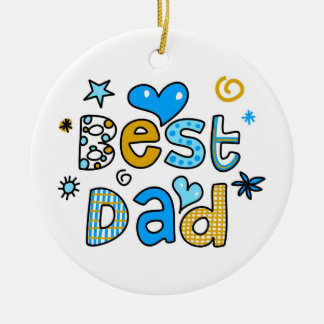 Adorno De Cerámica El mejor papá