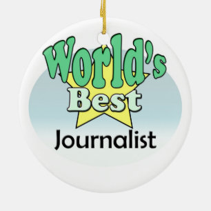 Adorno De Cerámica El mejor periodista del mundo