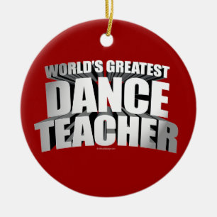 Adorno De Cerámica El mejor profesor de danza del mundo