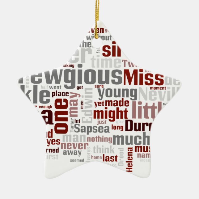 Adorno De Cerámica El misterio de Edwin Drood (Frente)