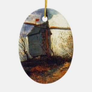 Adorno De Cerámica El Molino de la Galette Van Gogh