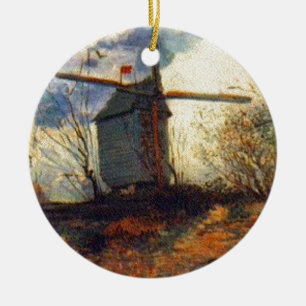 Adorno De Cerámica El Molino de la Galette Van Gogh