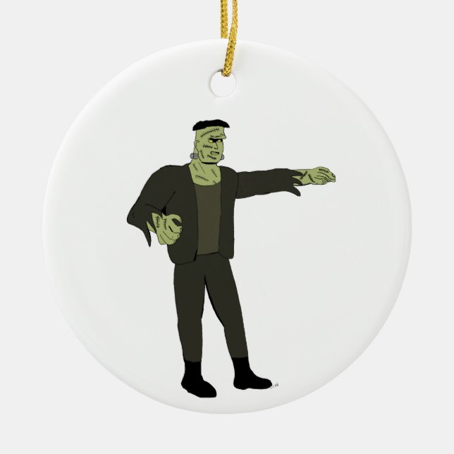 Adorno De Cerámica El monstruo (Frente)