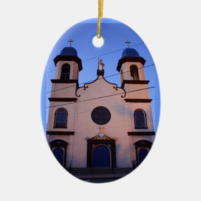 Adorno De Cerámica El monumento del pescador (Frente)