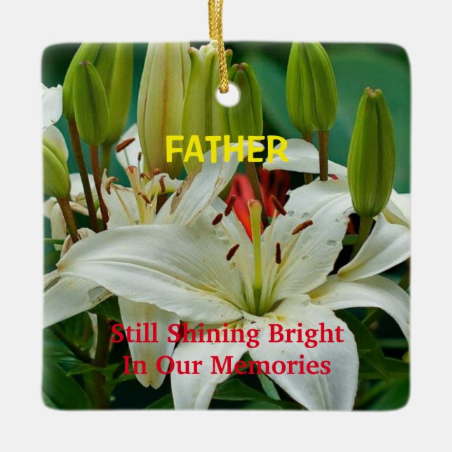 Adorno De Cerámica El Monumento Todavía Brilla En Nuestros Recuerdos  (Anverso)