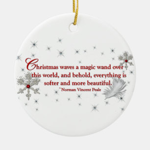 Adorno De Cerámica El navidad agita una vara mágica