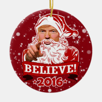 Adorno De Cerámica El navidad de Donald Trump cree