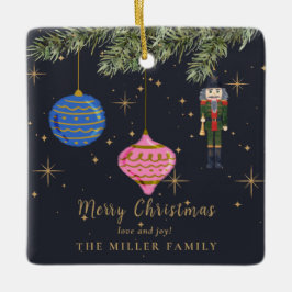 Adorno De Cerámica El Nutcracker, la marina