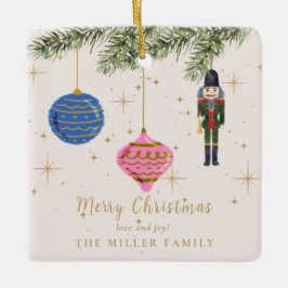 Adorno De Cerámica El Nutcracker, rosa